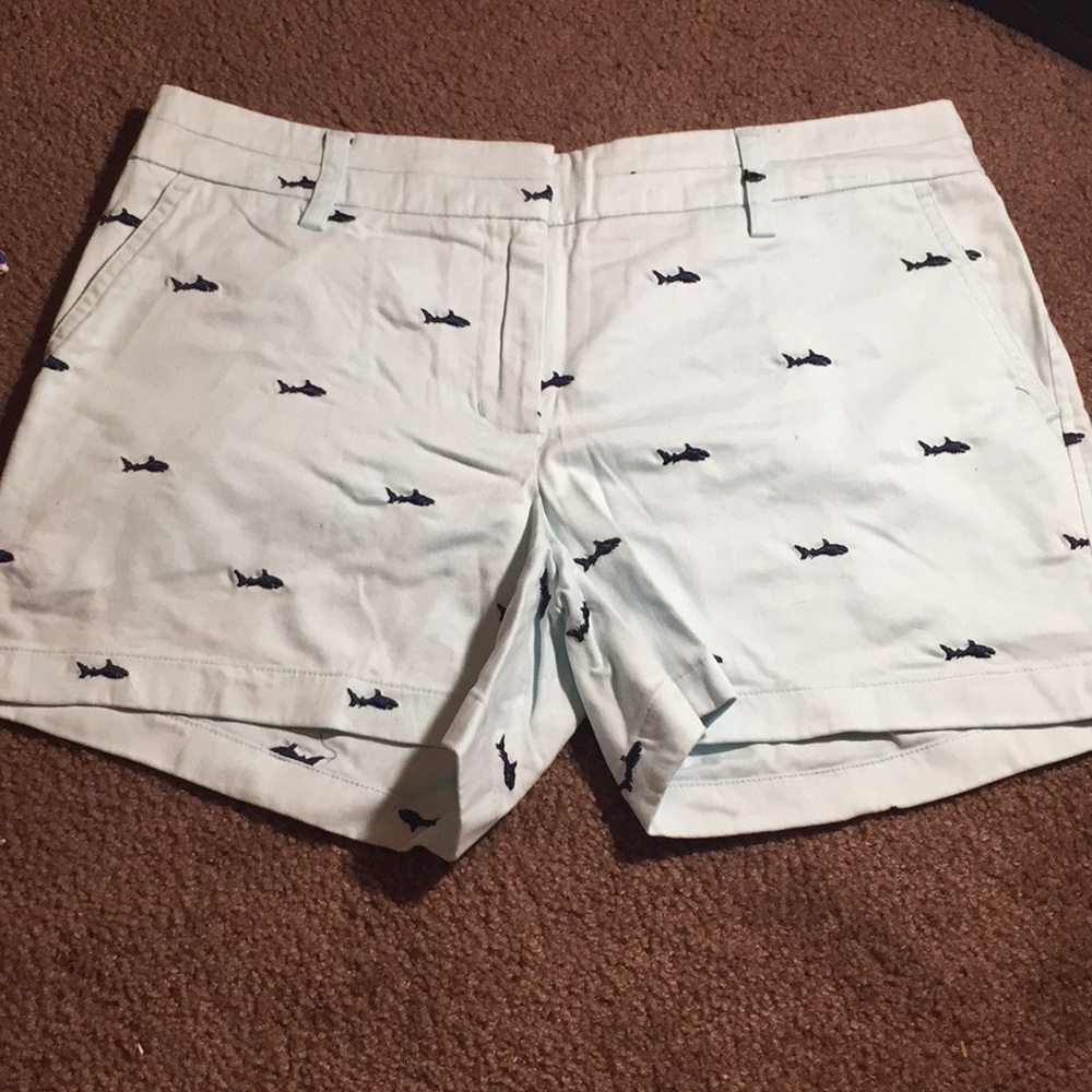 Baby blue shorts